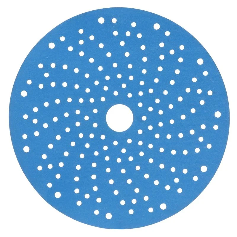 3M™ Hookit™ Blau Schleifscheibe Multihole 325U, Blau, 150 mm, Multihole, 500, 51382 | Packung (1 Stück)
