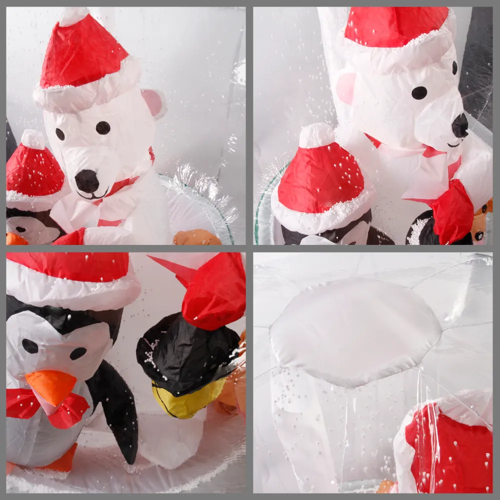 Aufblasbarer Weihnachtsmann LED Wasserdicht