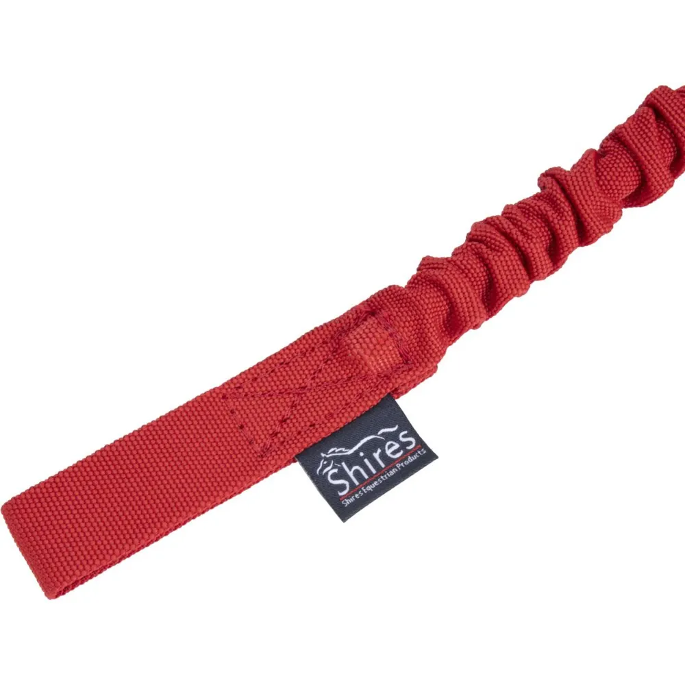 Shires Anbindestrick Bungee Breakaway Rot