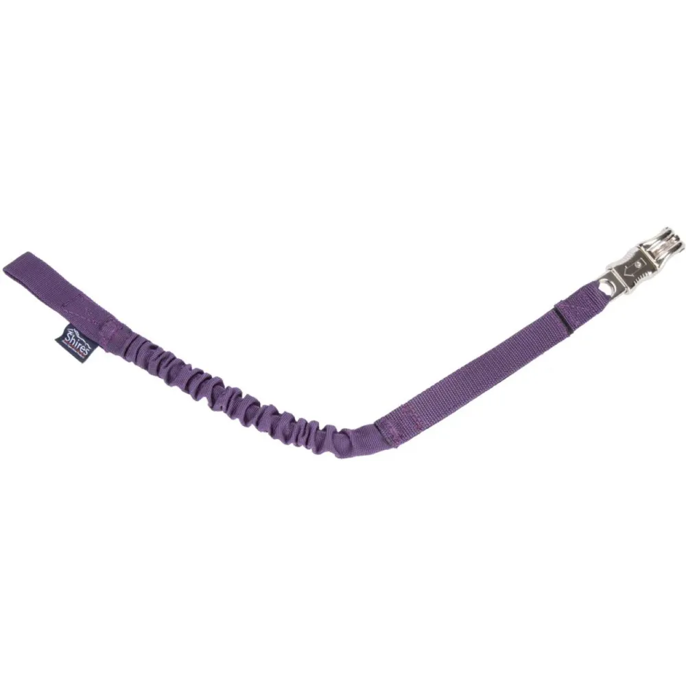 Shires Anbindestrick Bungee Breakaway Violett