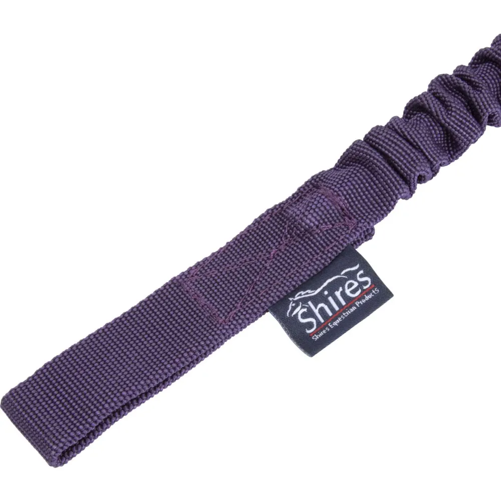 Shires Anbindestrick Bungee Breakaway Violett