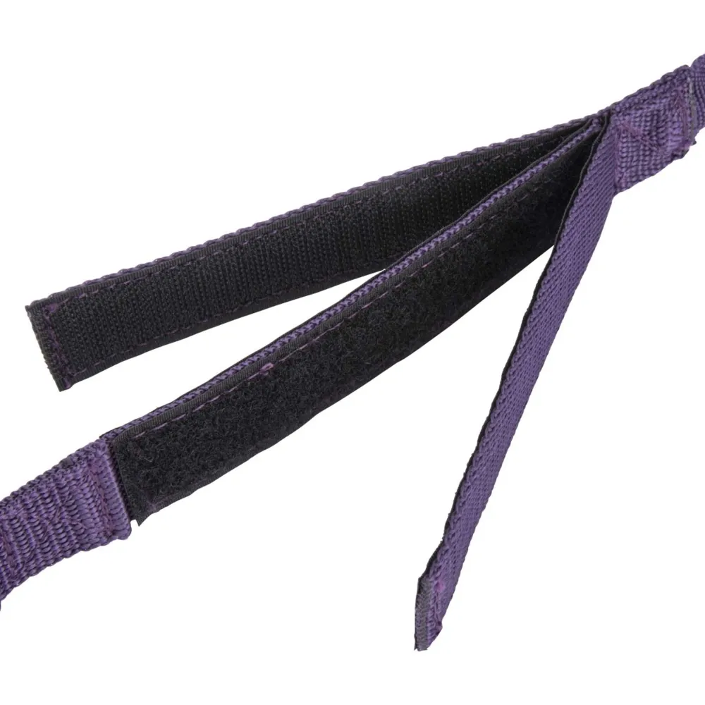 Shires Anbindestrick Bungee Breakaway Violett
