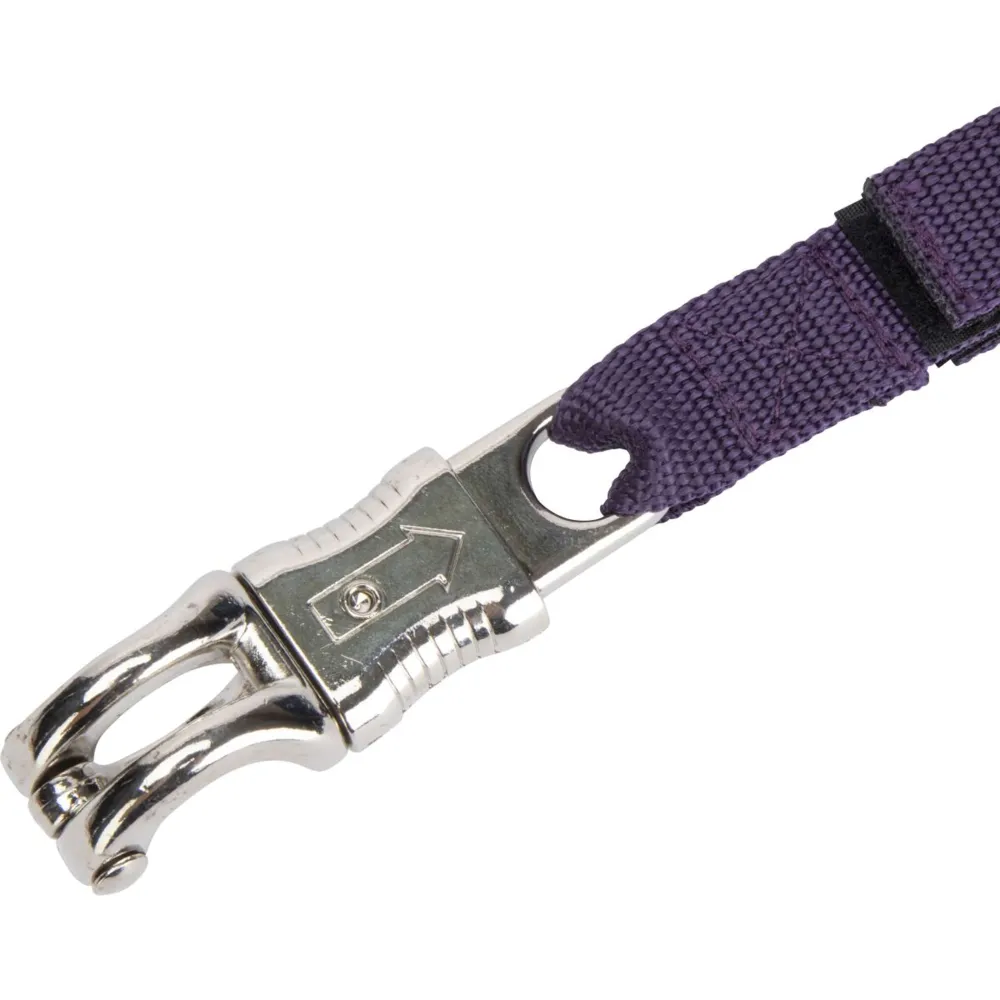 Shires Anbindestrick Bungee Breakaway Violett