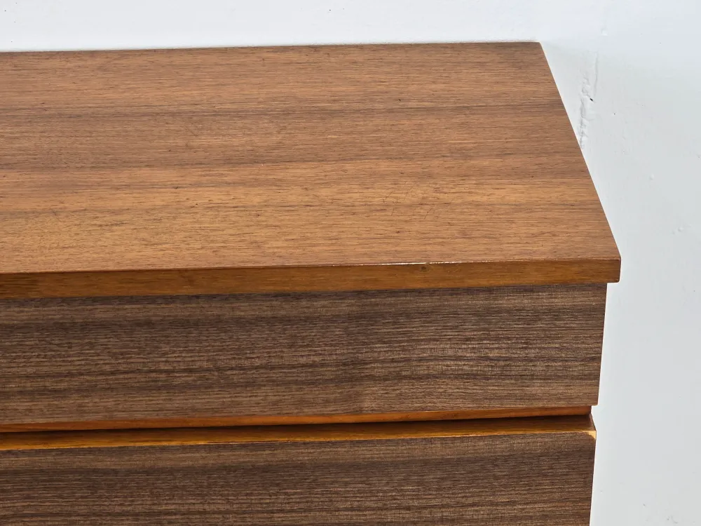 MID CENTURY SIDEBOARD nussbaum holz kommode schubladen tv board