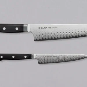 [SET] Hayabusa HAP-40 Damaskus [gyuto + petty]