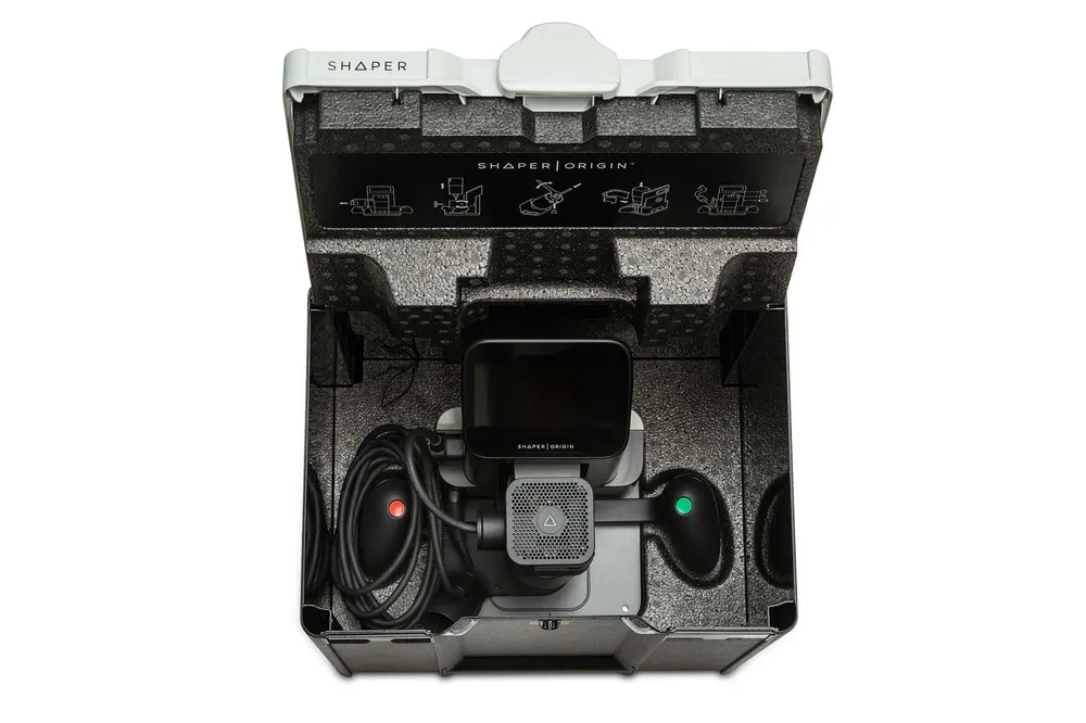 SET: Shaper Origin + Benchpilot + Workstation + Werkstückträger-Upgrade-Kit + Plate