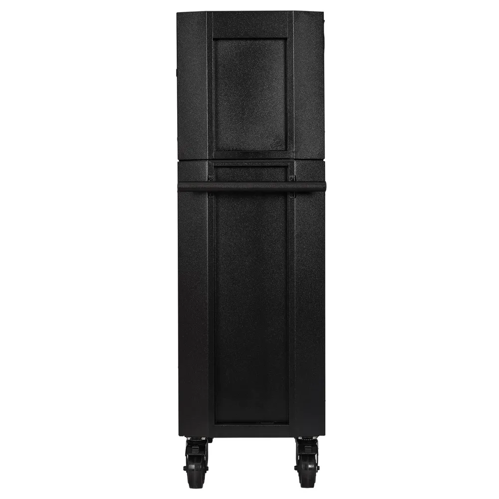 BUNKER Werkzeugwagen mit Topcase, 9 Soft-Close-Schubladen, 92cm, schwarz D24248