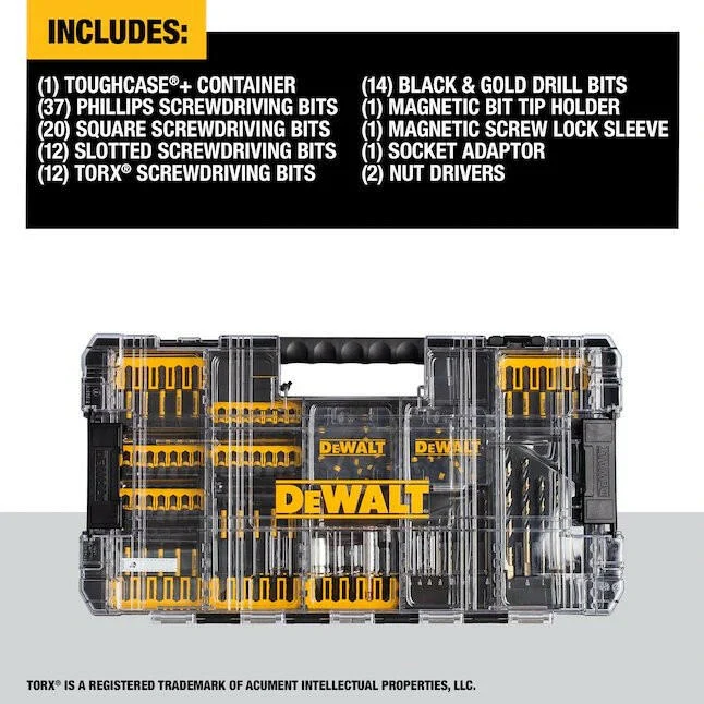 DeWalt FlexTorq 100-teiliges Set Schlagschrauber-Bit-Set
