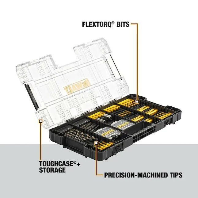 DeWalt FlexTorq 100-teiliges Set Schlagschrauber-Bit-Set