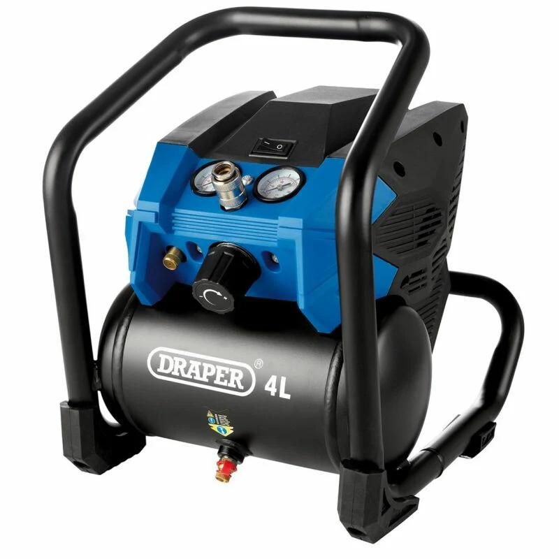 Draper Tools D20 Accu-Kompressor 4L, 20V, ohne Batterie D08093