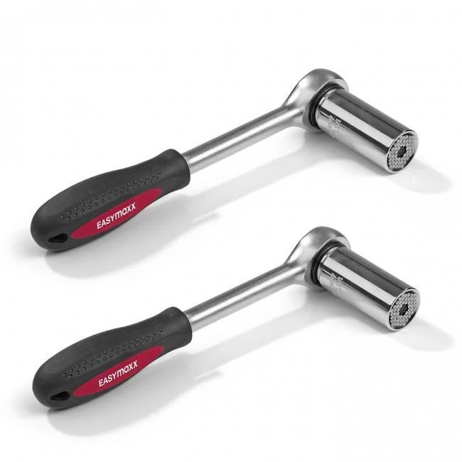 EASYmaxx Multi-Steckschlüssel mit Ratsche - 2er-Set
