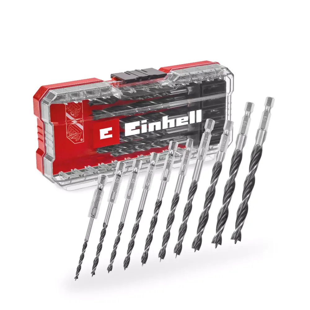 Einhell S-CASE LS 10-teiliges Holzbohrer-Set 49108733