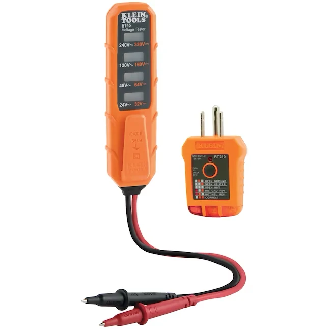 Klein Tools LED-Steckdosentester-Kit 240 Volt
