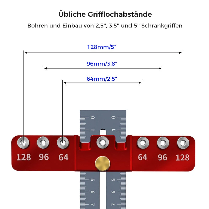 🎉Locher für Schubladengriffe