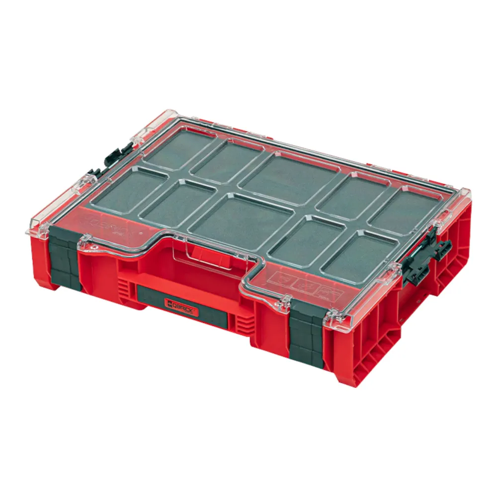 Qbrick System PRO 300 MFI RED ULTRA HD Organizer 452 x 358 x 110 mm 9 l stapelbar IP54