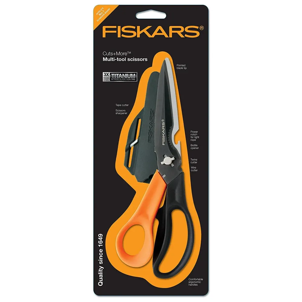 Rechtshänder-Multifunktionsschere – 23 cm – Fiskars