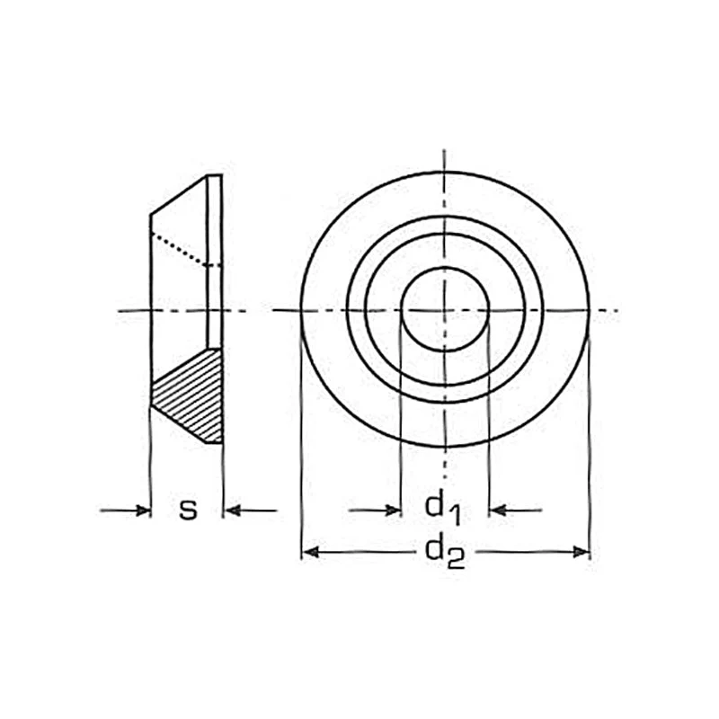 Roset rf. M6 2/Stk