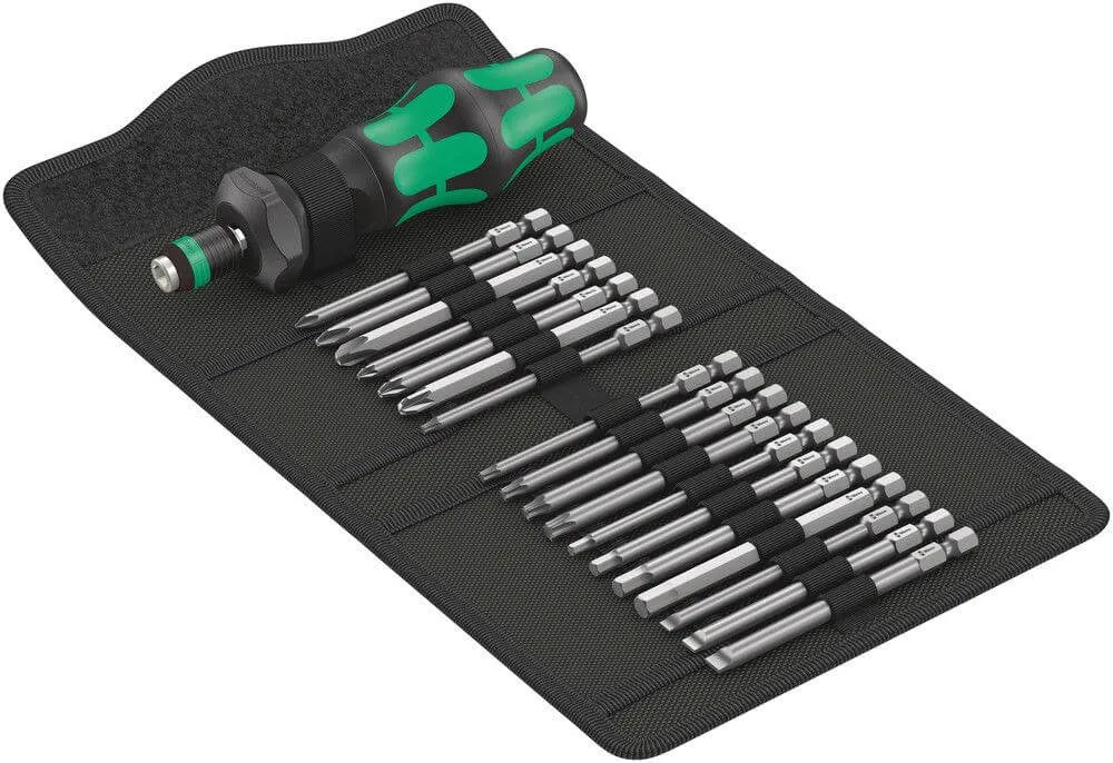 Satz von 18 Bits mit Bithalter Wera Kraftform Kompakt Turbo 1 ref.057482