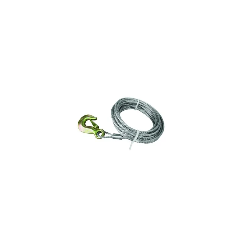 Stahldraht 5 mm / 6 Meter mit Haken