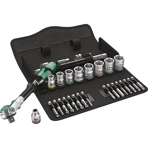 Steckschlüssel-Set Zyklop 9,52 mm (3/8"), 29-teilig