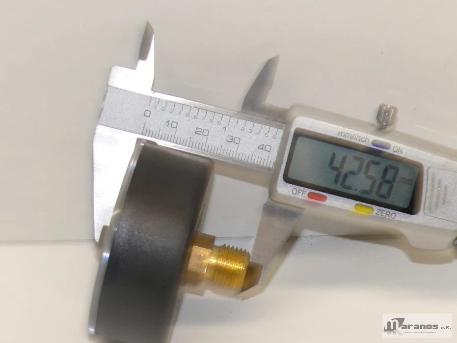unbenutzt Manometer 0-10 Bar