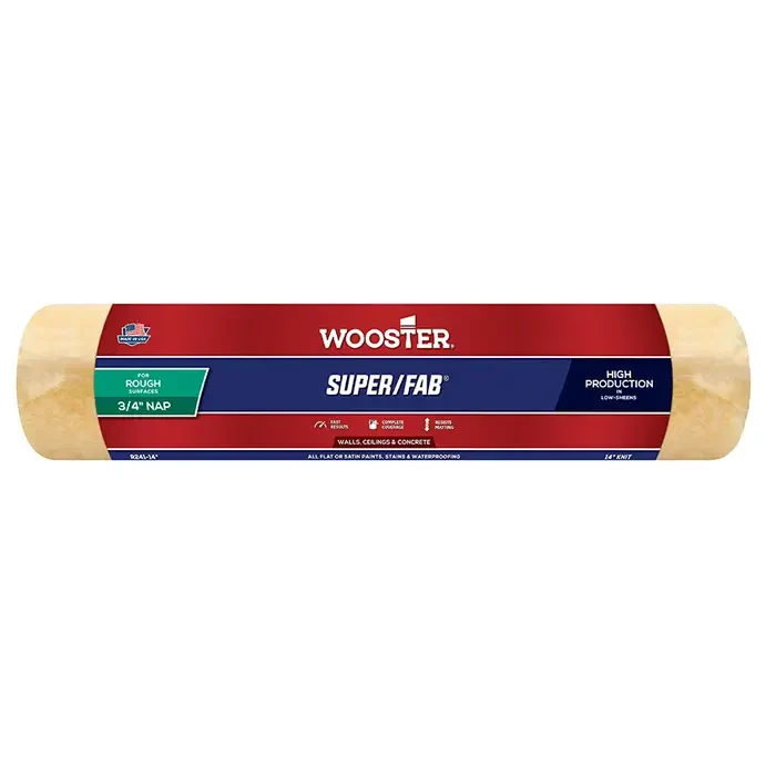 WOOSTER® 14" SUPER/FAB® FTP® Knit Roller Cover - 3/4" NAP