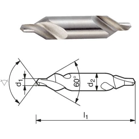 Zentrierbohrer DIN 333 Form