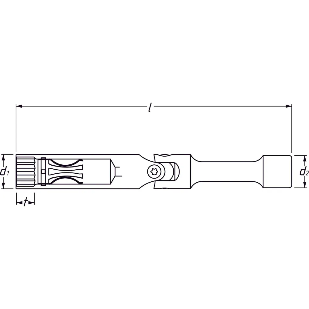 Zündkerzen-Schlüssel Vierkant 10 mm (3/8 Zoll)
